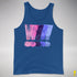 Distressed Omnisexual Pride Exclamation Points Premium Tank Top - Royal Blue